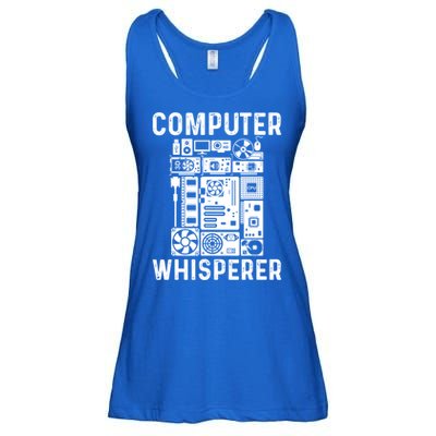 Funny Computer Geek Tech Nerd Gift Cool Support Cute Gift Ladies Essential Flowy Tank