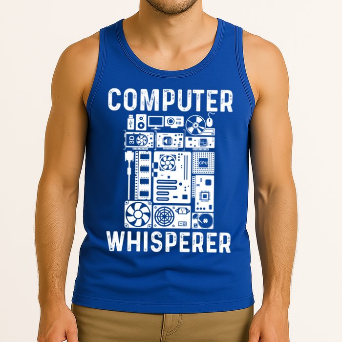 Funny Computer Geek Tech Nerd Gift Cool Support Cute Gift Tank Top