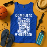Funny Computer Geek Tech Nerd Gift Cool Support Cute Gift Tank Top