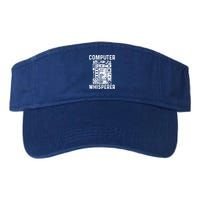 Funny Computer Geek Tech Nerd Gift Cool Support Cute Gift Valucap Bio-Washed Visor