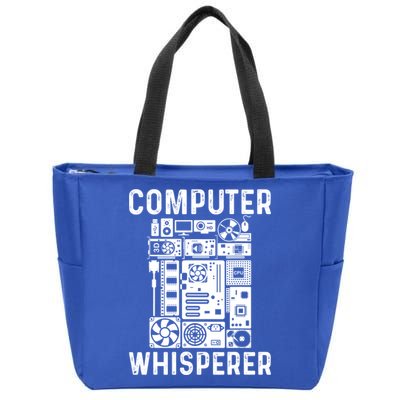Funny Computer Geek Tech Nerd Gift Cool Support Cute Gift Zip Tote Bag