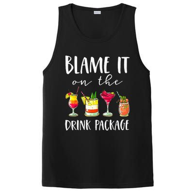 Funny Cruise Gifts Blame It On The Drink Package PosiCharge Competitor Tank