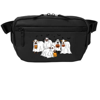 Funny Cow Ghost Halloween Farmer Trick Or Treat Cow Lover Crossbody Pack