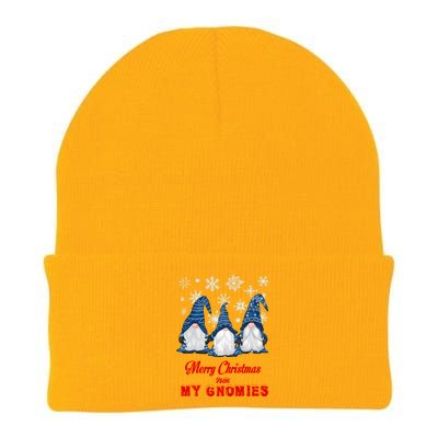 Funny Christmas Gnome Merry Christmas With My Gnomies Xmas Great Gift Knit Cap Winter Beanie