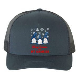 Funny Christmas Gnome Merry Christmas With My Gnomies Xmas Great Gift Yupoong Adult 5-Panel Trucker Hat