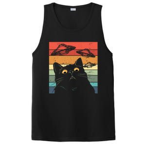 Funny Cat Galaxy Cat Spaceship Alien Cat Ufo PosiCharge Competitor Tank