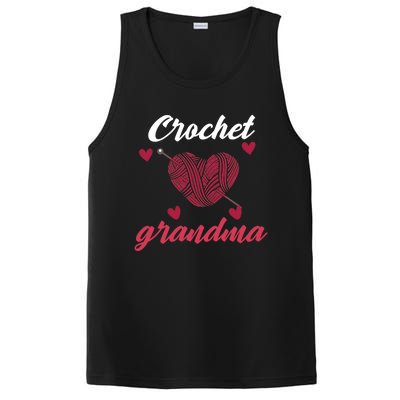 Funny Crochet Grandma Crocheting Crocheter Yarn Lover Gift PosiCharge Competitor Tank