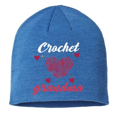 Funny Crochet Grandma Crocheting Crocheter Yarn Lover Gift Sustainable Beanie