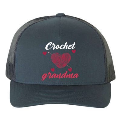 Funny Crochet Grandma Crocheting Crocheter Yarn Lover Gift Yupoong Adult 5-Panel Trucker Hat