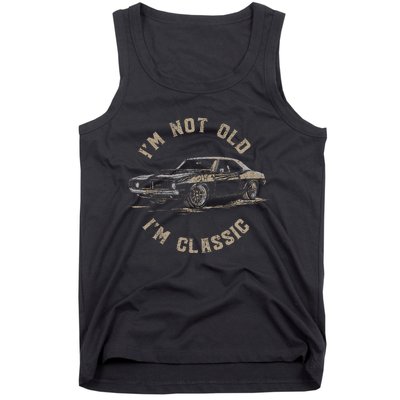 Funny Car Graphic IM Not Old IM Classic Tank Top