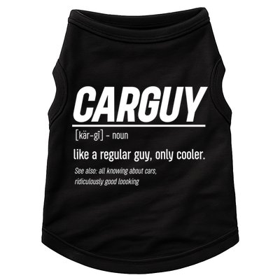Funny Car Guy Definition Meaningful Gift Doggie Tank