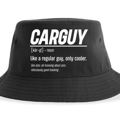 Funny Car Guy Definition Meaningful Gift Sustainable Bucket Hat