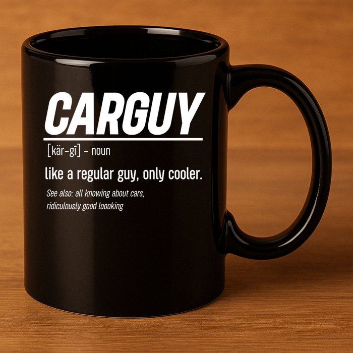 Funny Car Guy Definition Meaningful Gift 11oz C Handle Ceramic Mug