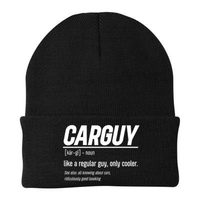 Funny Car Guy Definition Meaningful Gift Beanie