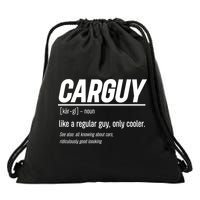 Funny Car Guy Definition Meaningful Gift Drawstring Bag