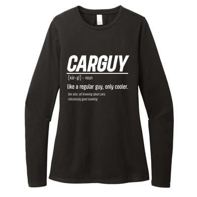 Funny Car Guy Definition Meaningful Gift Womens CVC Long Sleeve Shirt