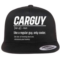 Funny Car Guy Definition Meaningful Gift Flat Bill Trucker Hat