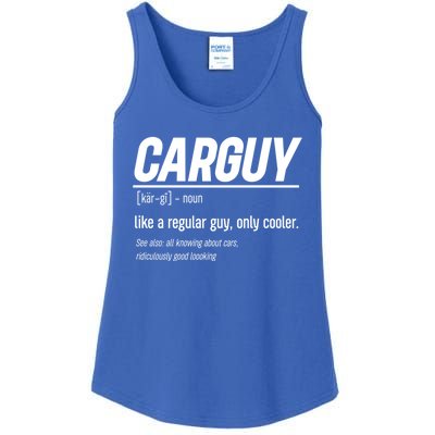 Funny Car Guy Definition Meaningful Gift Ladies Essential Tank