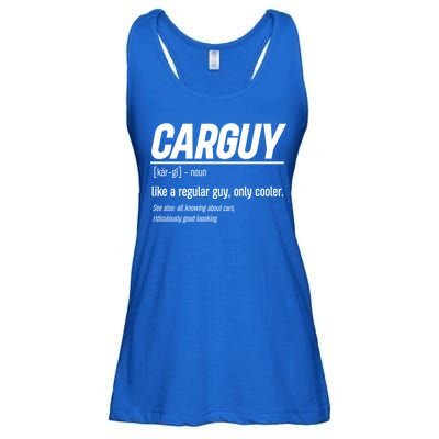 Funny Car Guy Definition Meaningful Gift Ladies Essential Flowy Tank