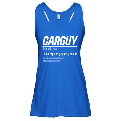 Funny Car Guy Definition Meaningful Gift Ladies Essential Flowy Tank