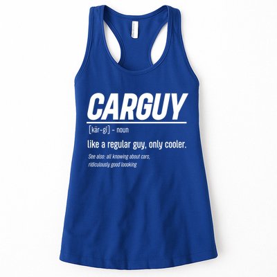 Funny Car Guy Definition Meaningful Gift Womens Tank Top