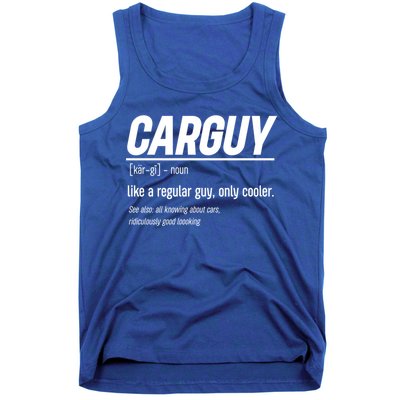 Funny Car Guy Definition Meaningful Gift Tank Top