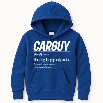 Funny Car Guy Definition Meaningful Gift Kids Hoodie