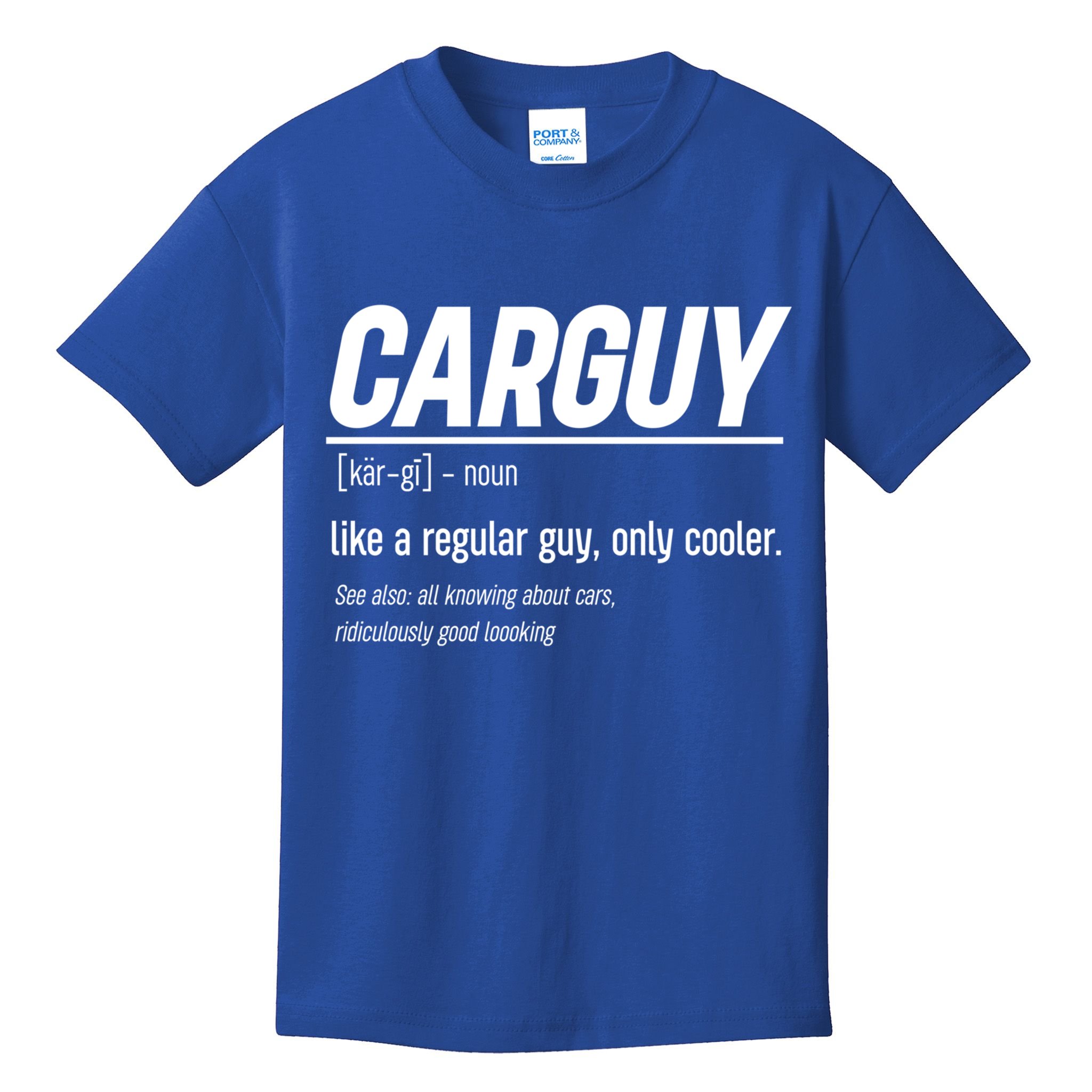 Funny Car Guy Definition Meaningful Gift Kids T-Shirt