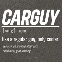 Funny Car Guy Definition Meaningful Gift Cotton Canvas Backpack