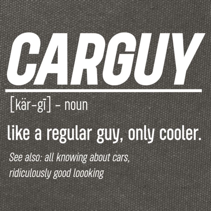Funny Car Guy Definition Meaningful Gift Cotton Canvas Backpack