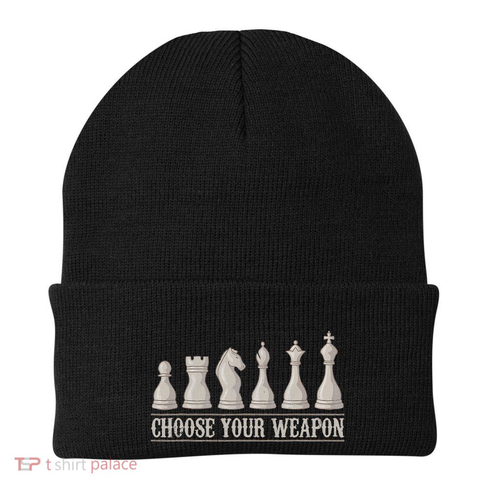Funny Chess Gift For Chess Lover  Cool Player Beanie