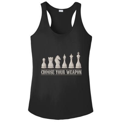 Funny Chess Gift For Chess Lover  Cool Player Ladies PosiCharge Competitor Racerback Tank