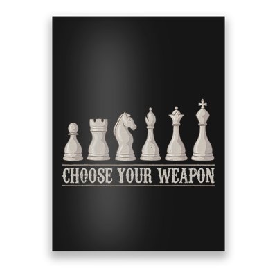 Funny Chess Gift For Chess Lover  Cool Player Poster