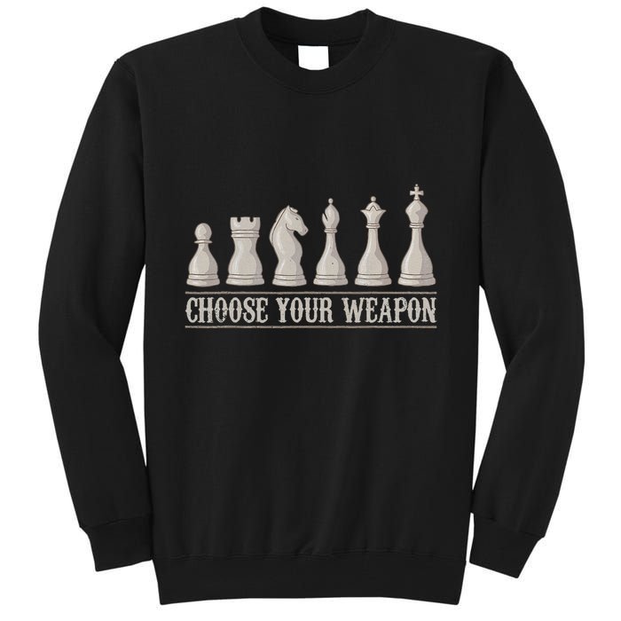 Funny Chess Gift For Chess Lover  Cool Player Tall Sweatshirt