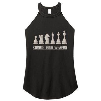 Funny Chess Gift For Chess Lover  Cool Player Women's Perfect Tri Rocker Tank