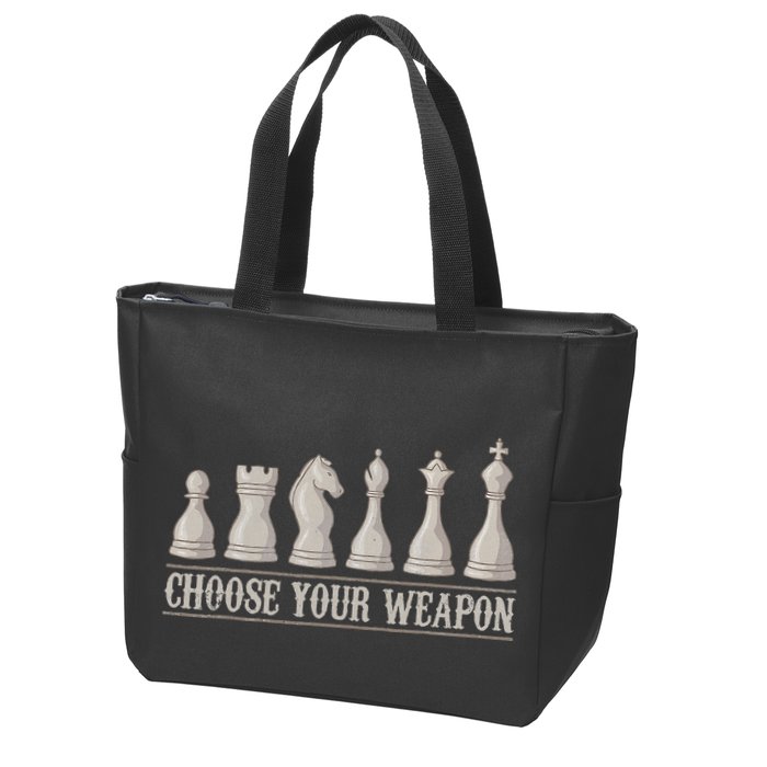 Funny Chess Gift For Chess Lover  Cool Player Zip Tote Bag