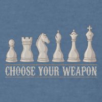 Funny Chess Gift For Chess Lover  Cool Player Garment-Dyed Sweatshirt