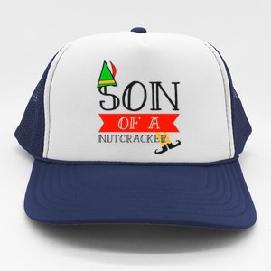 Funny Christmas Gift Son Of A Nutcracker Trucker Hat