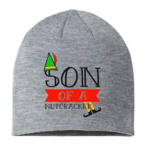 Funny Christmas Gift Son Of A Nutcracker Sustainable Beanie