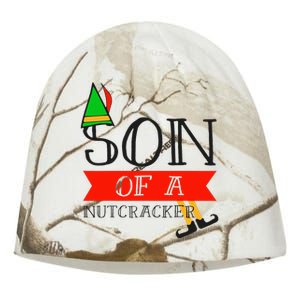 Funny Christmas Gift Son Of A Nutcracker Kati - Camo Knit Beanie