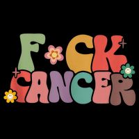Fuck Cancer Groovy Retro Cooling Performance Crew T-Shirt