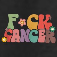 Fuck Cancer Groovy Retro 11oz C Handle Ceramic Mug