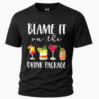 Funny Cruise Gifts Blame It On The Drink Package Performance Shirt
