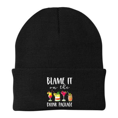 Funny Cruise Gifts Blame It On The Drink Package Beanie