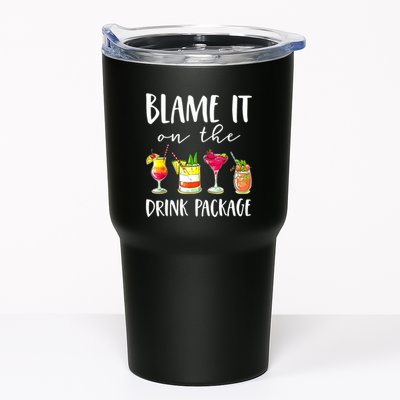 Funny Cruise Gifts Blame It On The Drink Package Tumbler