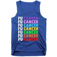 Fu Cancer Gift Fuck Cancer Funny Gift Fuck Cancer Awareness Great Gift Tank Top