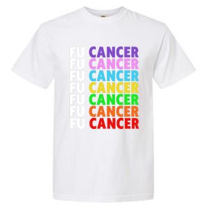 Fu Cancer Gift Fuck Cancer Funny Gift Fuck Cancer Awareness Great Gift Garment-Dyed Heavyweight T-Shirt