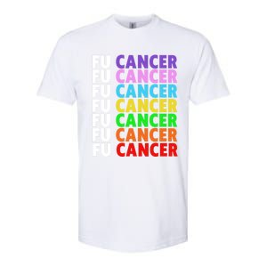 Fu Cancer Gift Fuck Cancer Funny Gift Fuck Cancer Awareness Great Gift Softstyle CVC T-Shirt