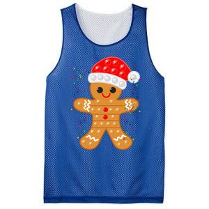 Funny Christmas Gingerbread Cookie Santa Cap Pop It Toy Xmas Cute Gift Mesh Reversible Basketball Jersey Tank