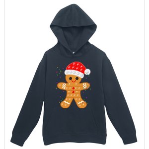 Funny Christmas Gingerbread Cookie Santa Cap Pop It Toy Xmas Cute Gift Urban Pullover Hoodie